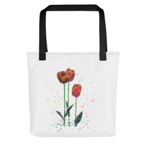 Bolsa de tela - Tulipanes