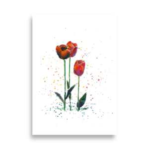 Tulipanes desde Zaragoza - Fine Art Print (Reproducción)